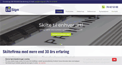Desktop Screenshot of lmsign.dk